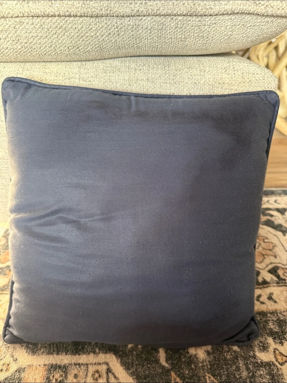 VTG tapestry Bless Our Home All Seasons Throw Pillow - Home Holiday Granny Core